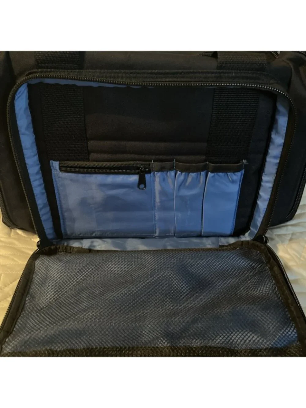 ASA AirClassics Flight Bag - ASA-BAG-FLT Black Pilot Duffle Bag Pockets Organize